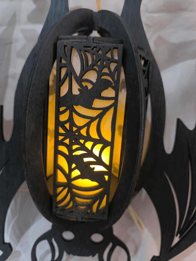 Lanterne suspendue chauve souris 