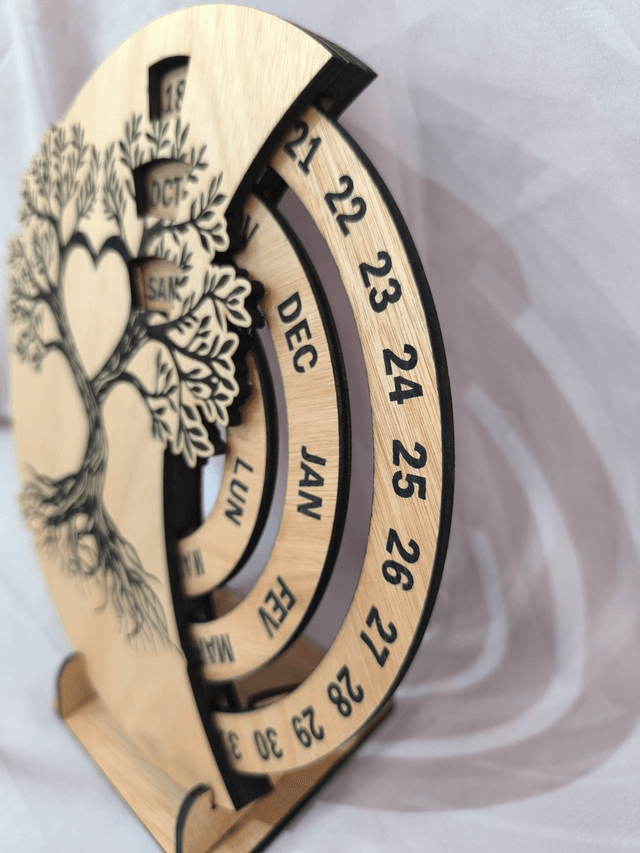 Calendrier perpétuel "arbre de vie"