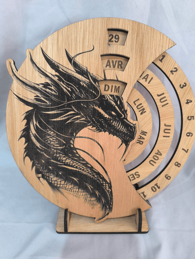 Calendrier perpétuel "Dragon"