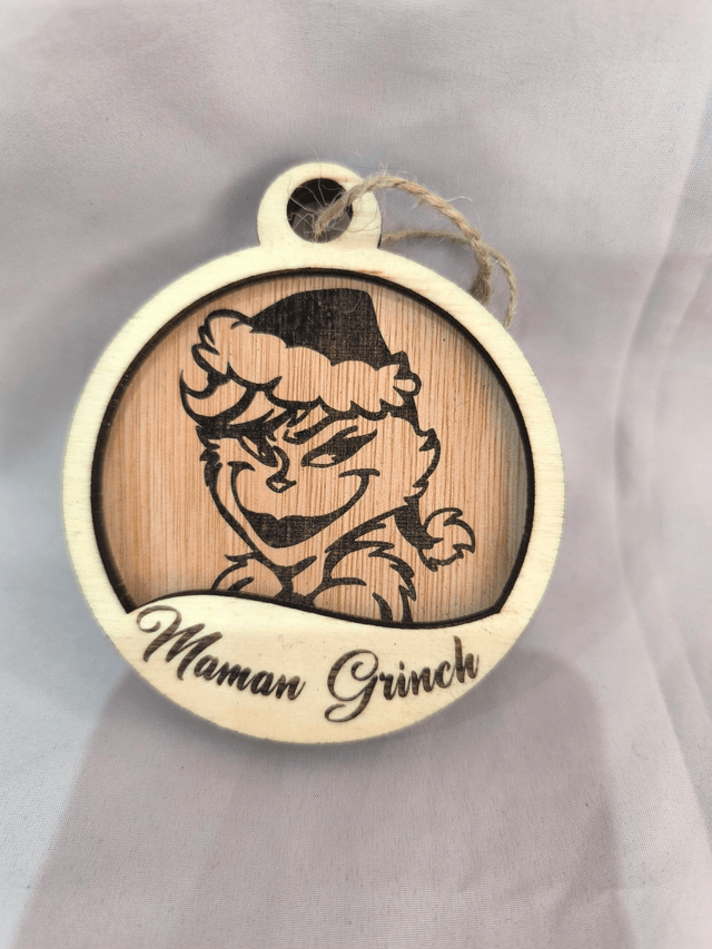 Suspension de Noël "maman Grinch"