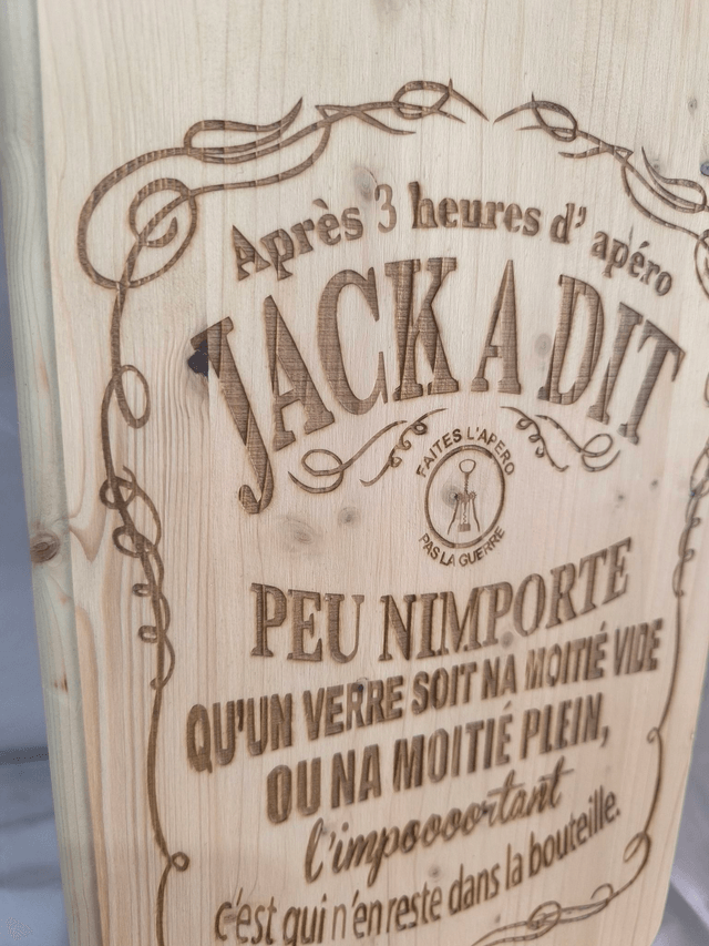Planche apéritif " Jack à dit"