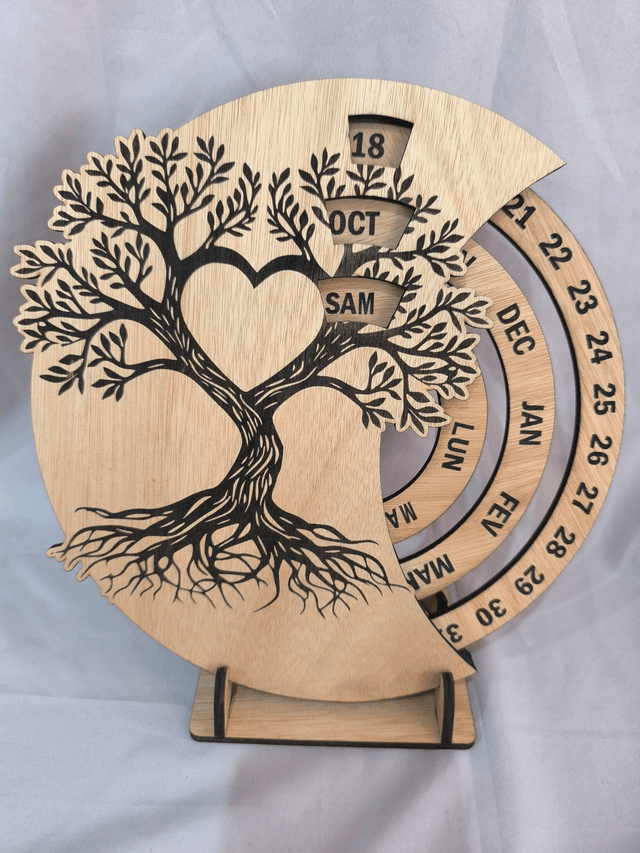 Calendrier perpétuel "arbre de vie"