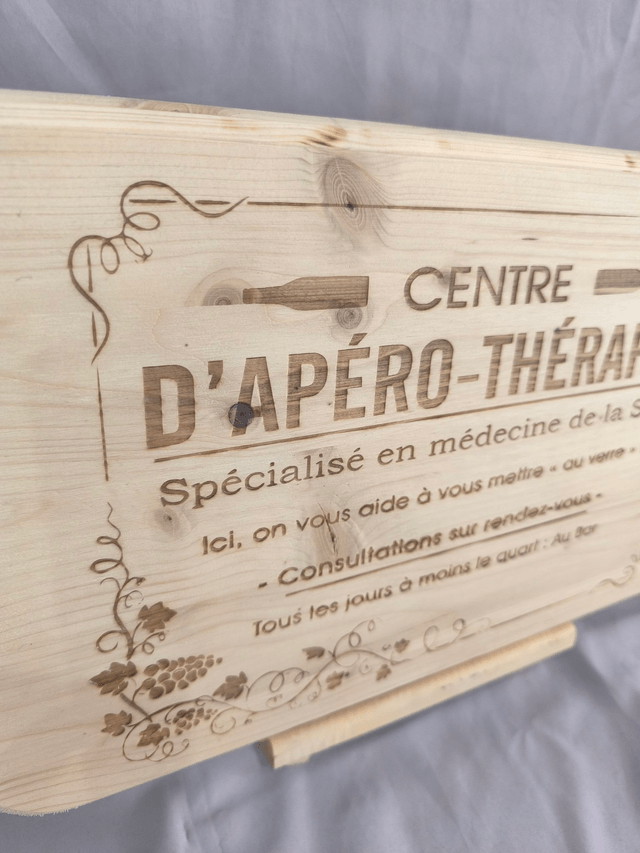 Planche apéritif " centre d'apéro-thérapie"