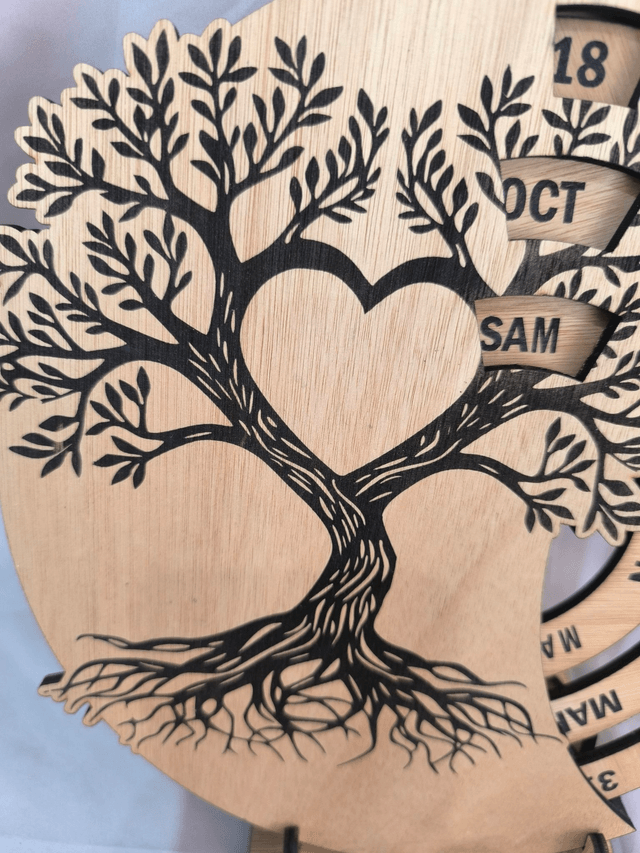 Calendrier perpétuel "arbre de vie"