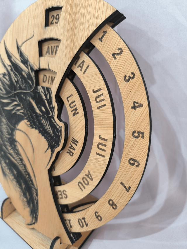 Calendrier perpétuel "Dragon"