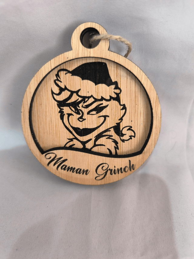 Suspension de Noël "maman Grinch"