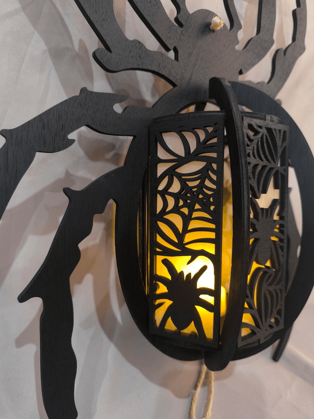 Lanterne suspendue araignée 
